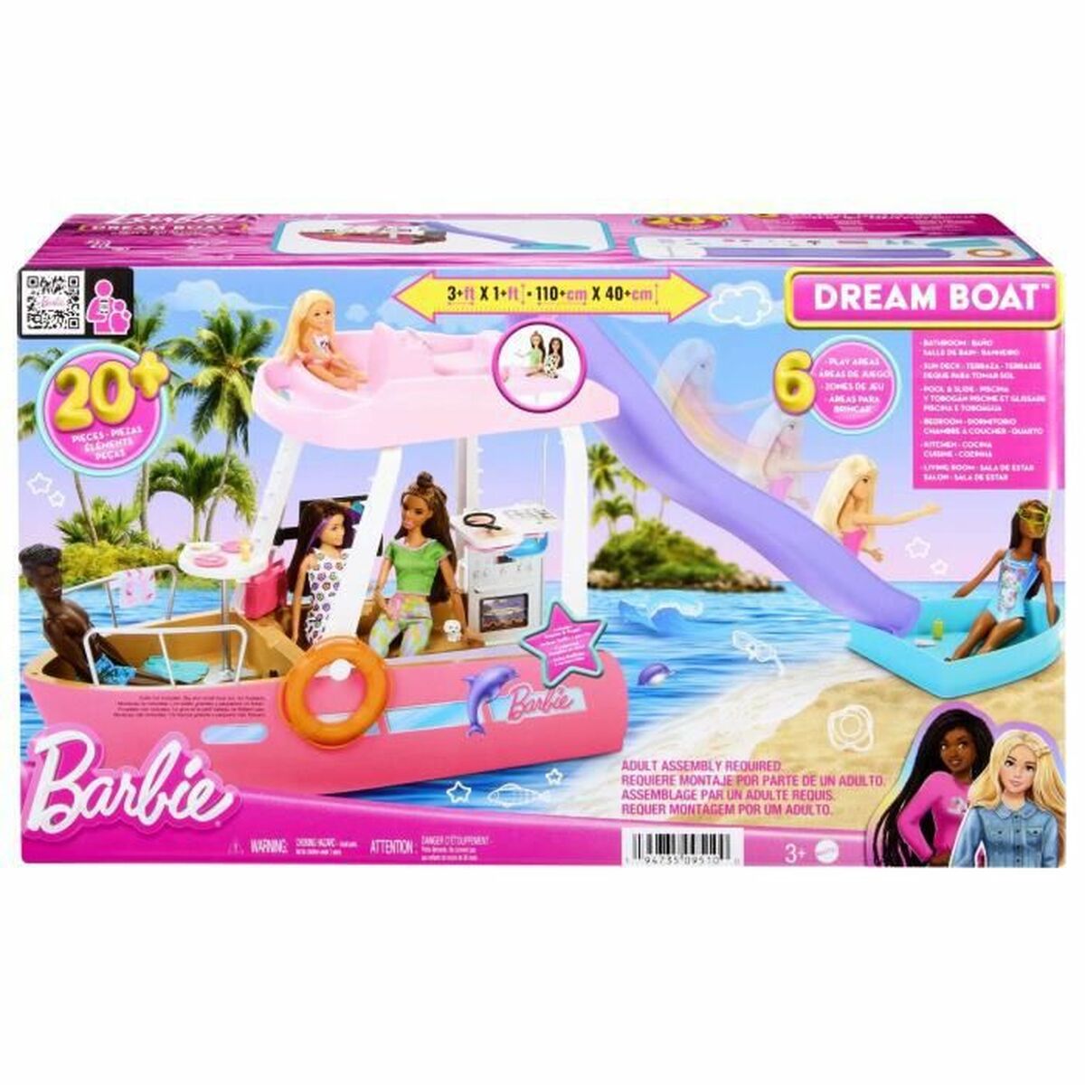 Rotaļu komplekts Barbie Dream Boat Kuģis