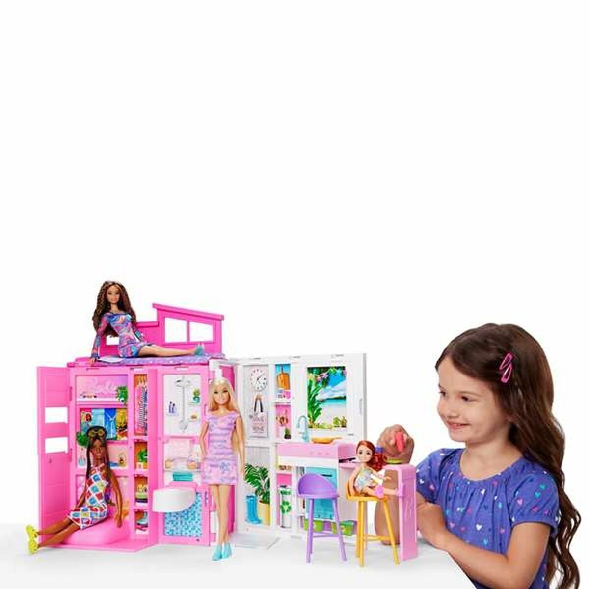 Rotaļu komplekts Barbie Getaway House Doll and Playset