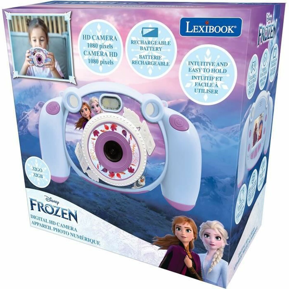 Bērnu digitālā kamera Lexibook Frozen