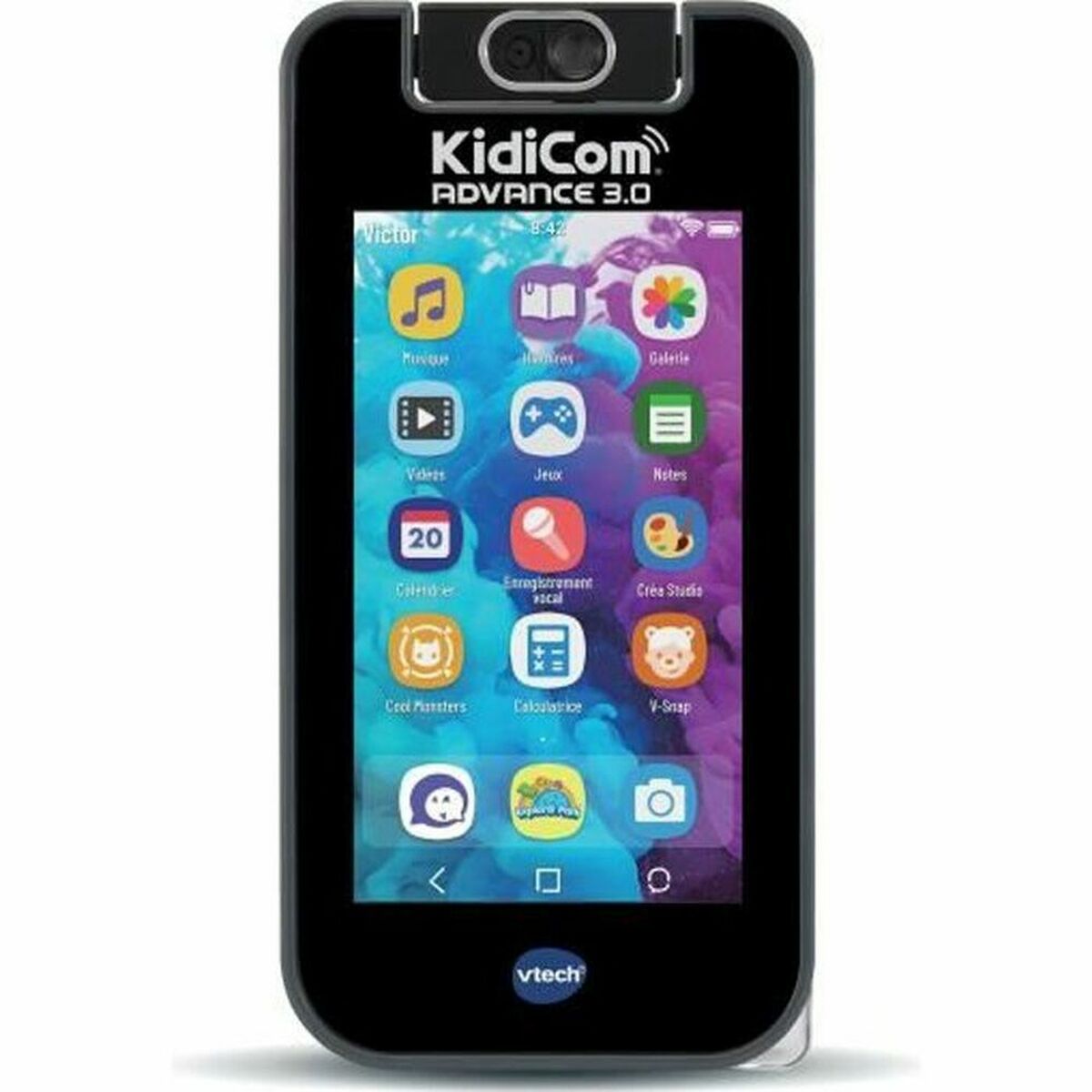 Interaktīvais telefons Vtech Kidicom Advance 3.0 Black Bērnu Rotaļu