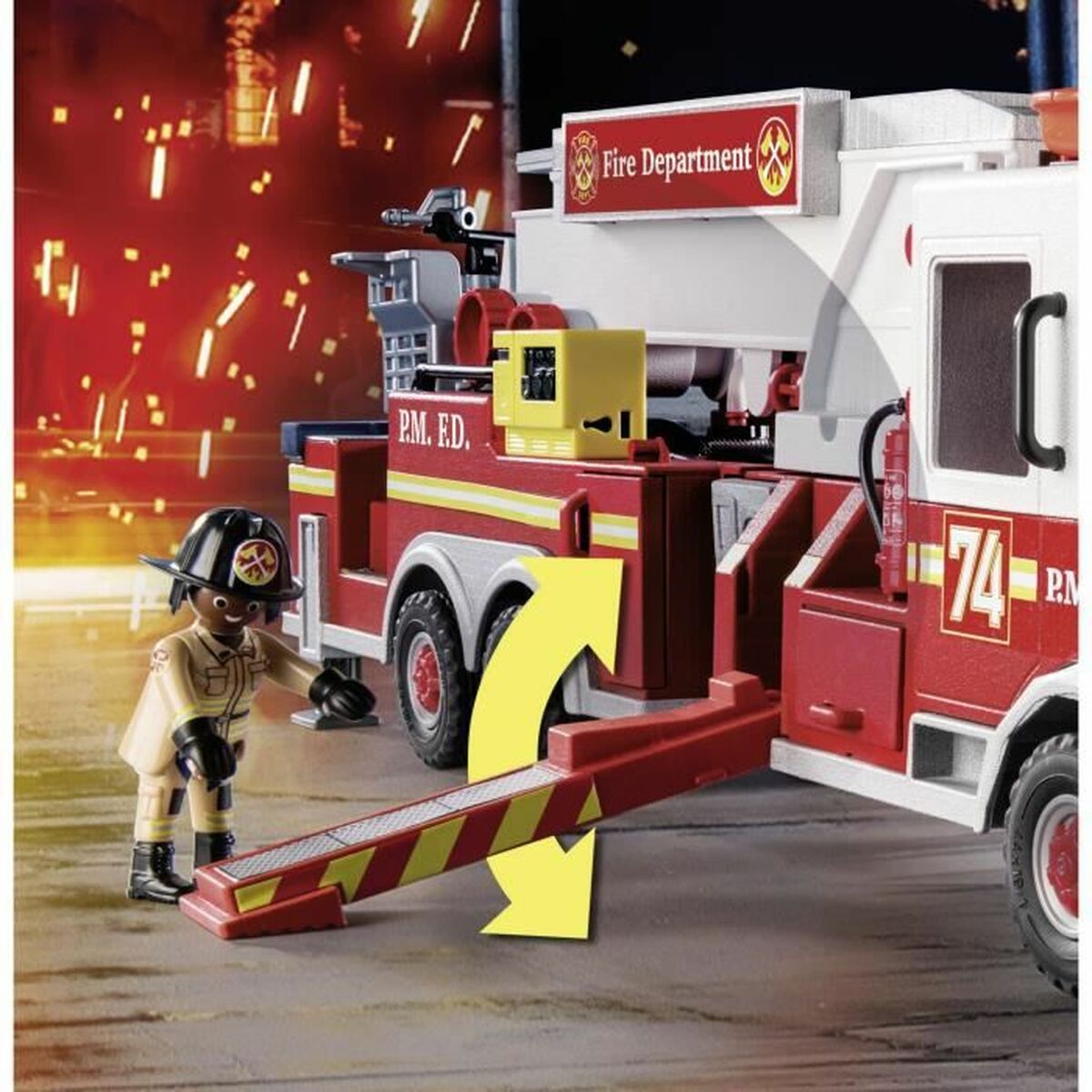 Playmobil Fire Truck with Ladder 70935         113 Daudzums