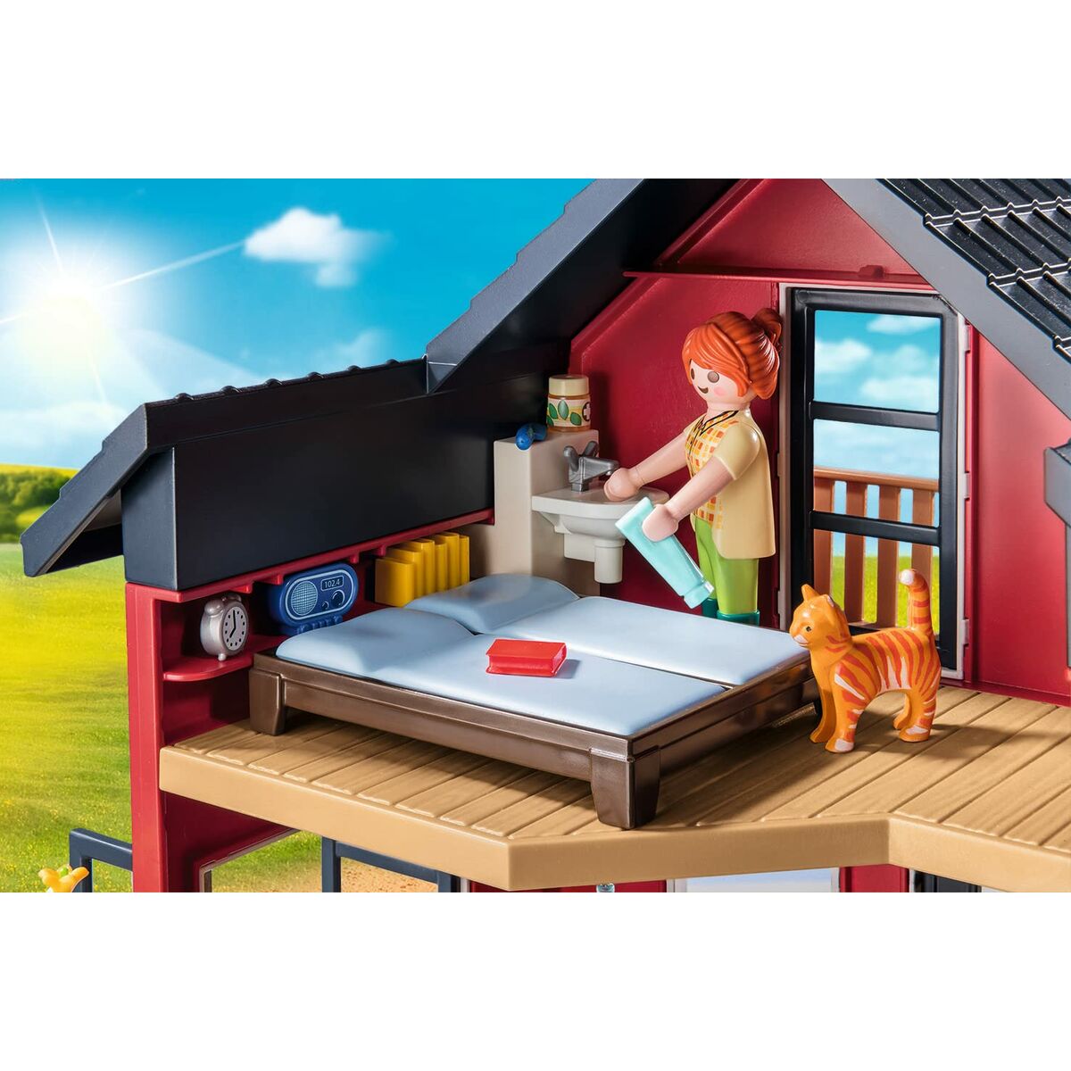 Playmobil 71248 Country Furnished House with Barrow and Cow 137 Daudzums