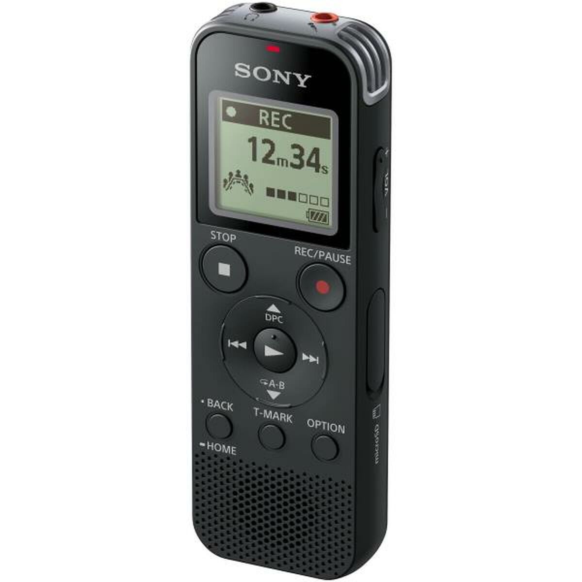 Ārējais Ierakstītājs Sony ICD-PX470 4 GB Melns Diktafons