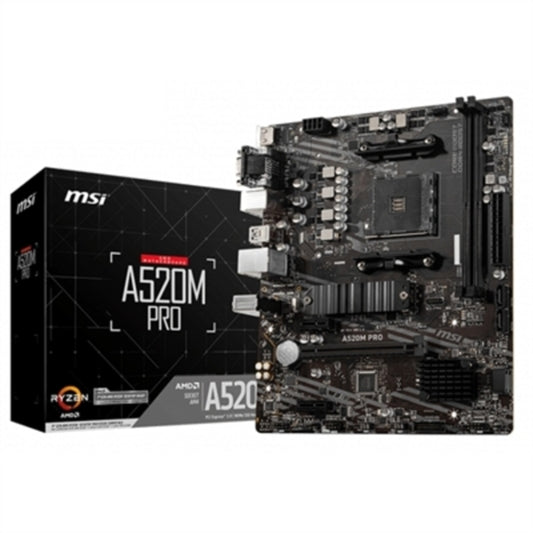 Mātesplate MSI 7D14-005R mATX AM4 AMD A520 AMD AMD AM4