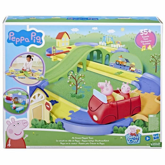 Rotaļu vilciens ar apli Peppa Pig   ar skaņu