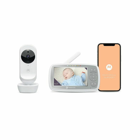 Bērnu novērošanas kamera Motorola 501278604371 4,3" HD WIFI Mazuļu uzraudzības ierīce kamera