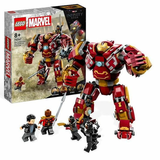 Lego Marvel 76247 The Hulkbuster: The battle of Wakanda 385 Daudzums