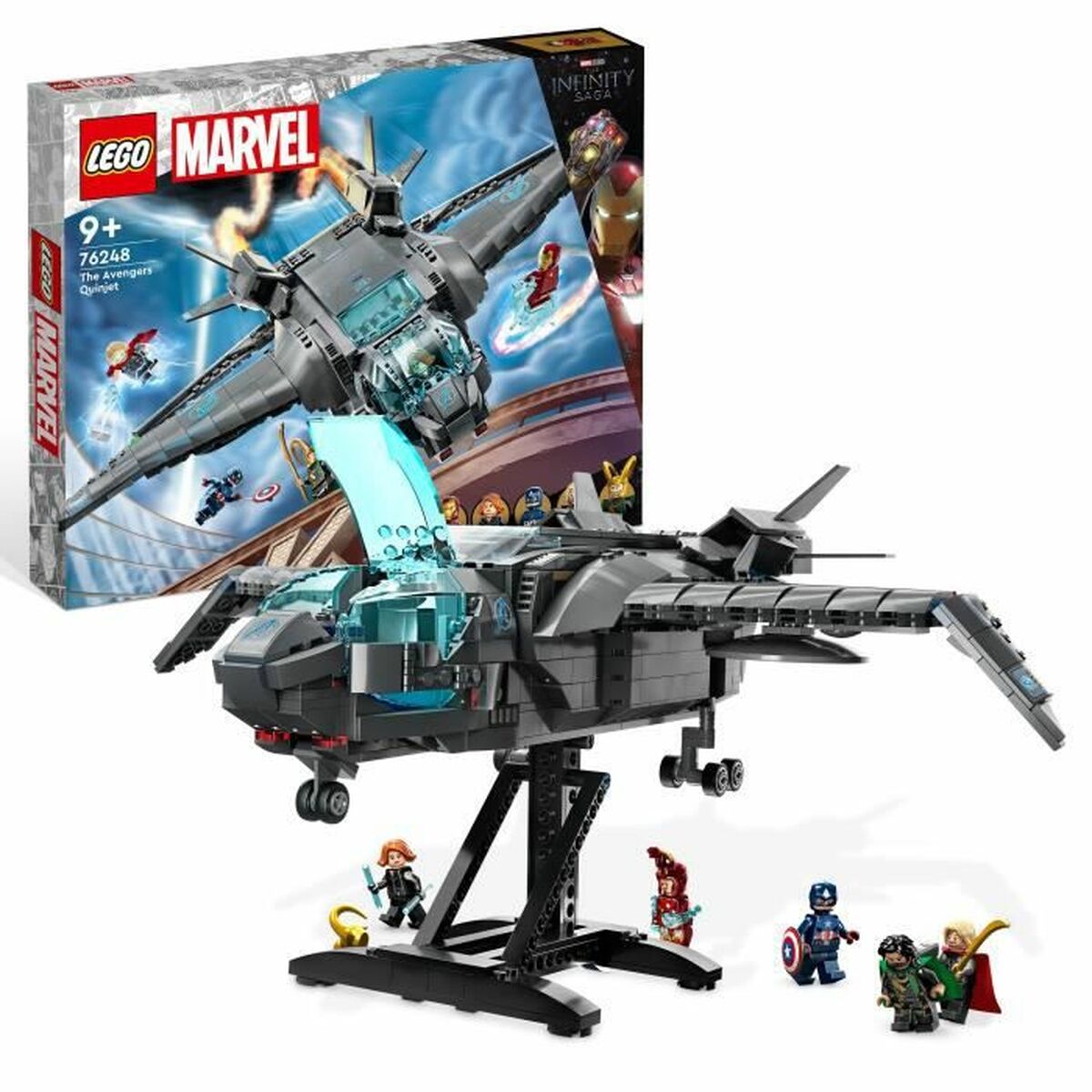Lego Marvel 76248 The Avengers Quinjet 795 Daudzums