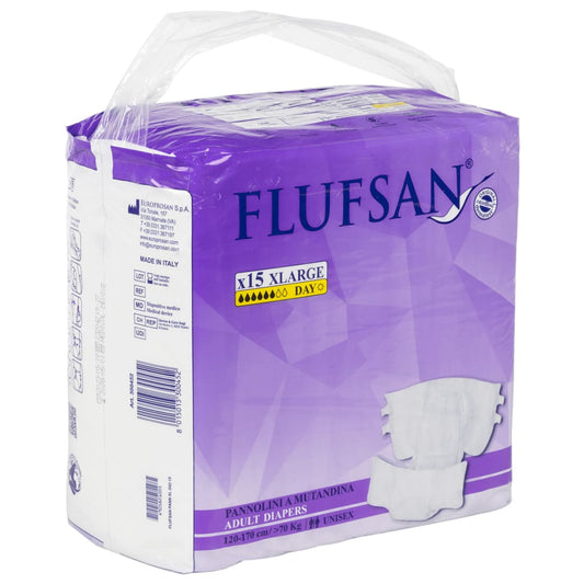 Flufsan pieaugušo autiņbiksītes, 15 gab., XL izmērs