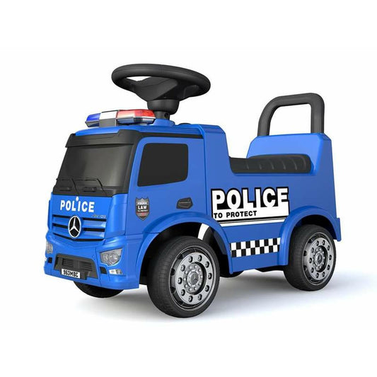 Bērnu atspērienu auto Injusa Mercedes Police Zils 28.5 x 45 cm