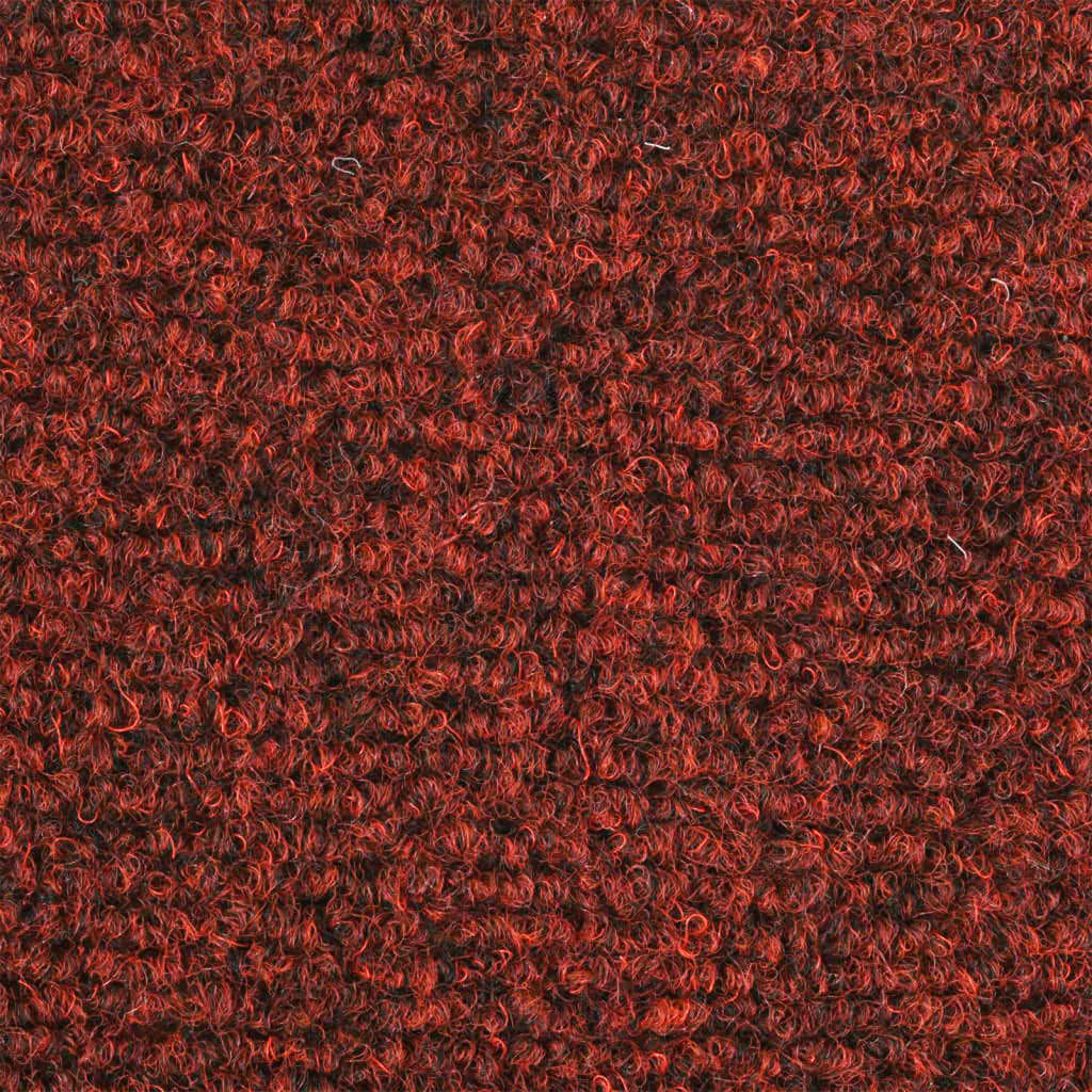 kāpņu paklāji, 15 gab., pašlīmējoši, 56x17x3 cm, sarkani