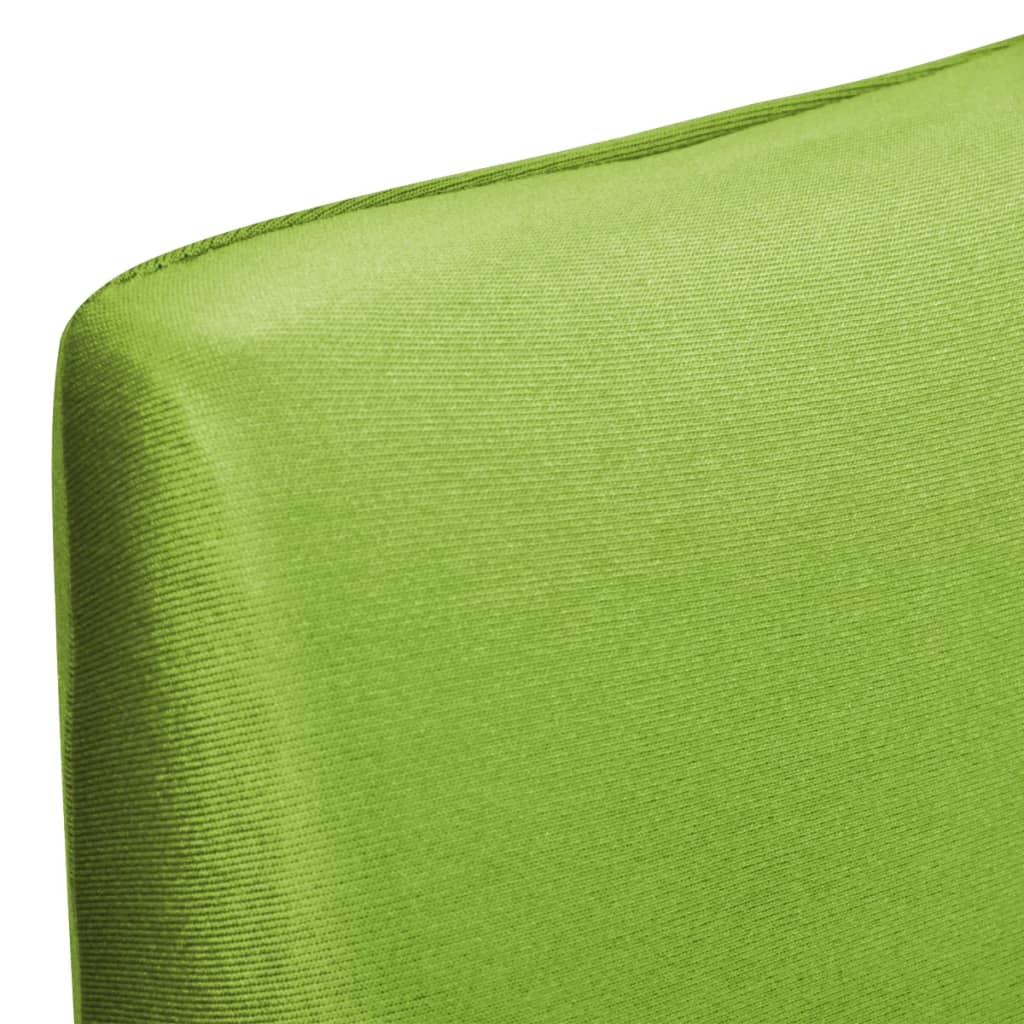 krēslu pārvalki, 4 gab., zaļš, elastīgs materiāls
