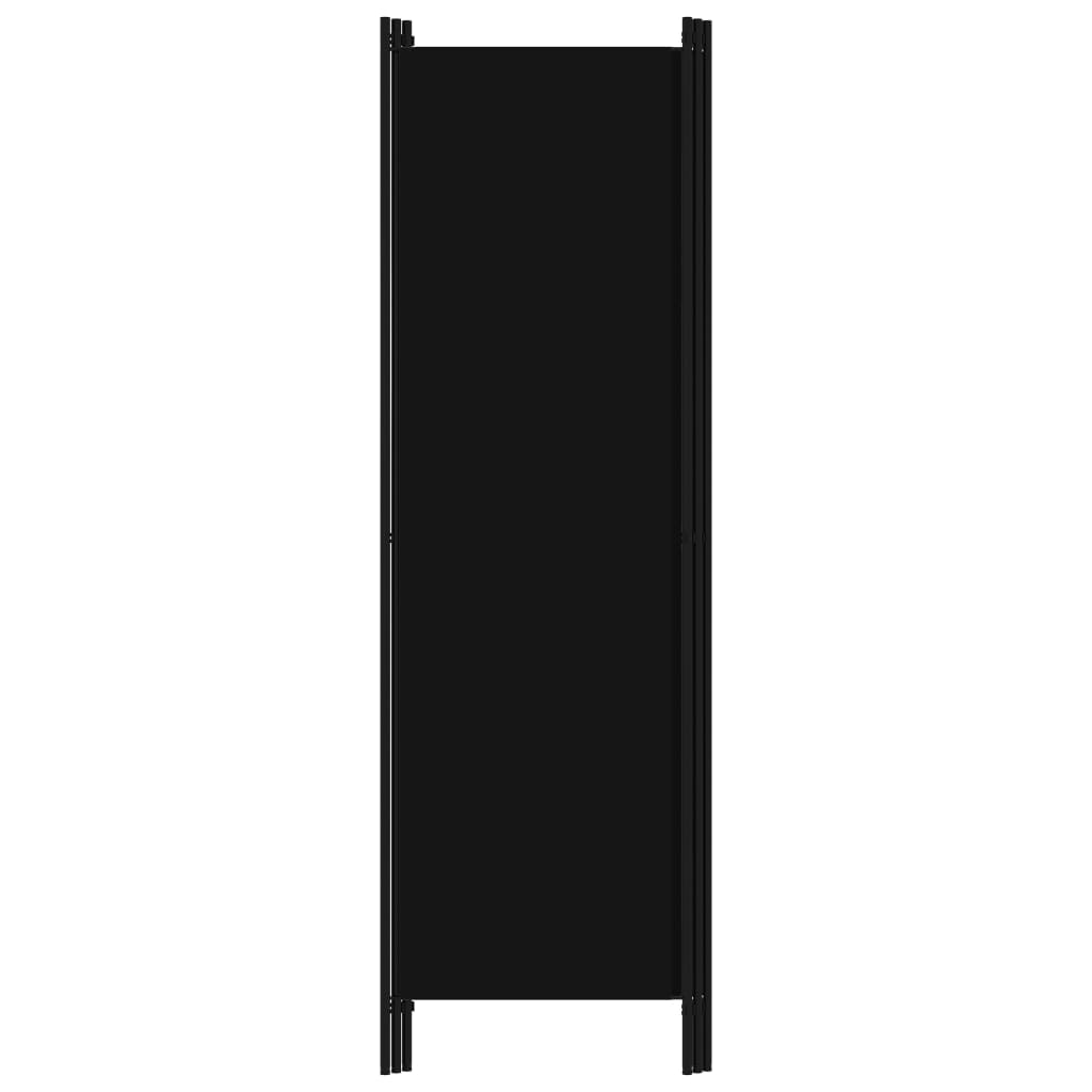 3-paneļu istabas aizslietnis, melns, 150x180 cm