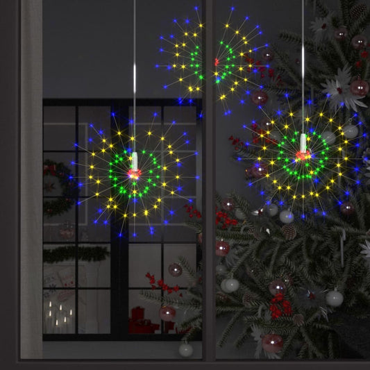 vidaXL Ziemassvētku lampiņa, 140 LED, daudzkrāsaina, 20 cm, 140 LED