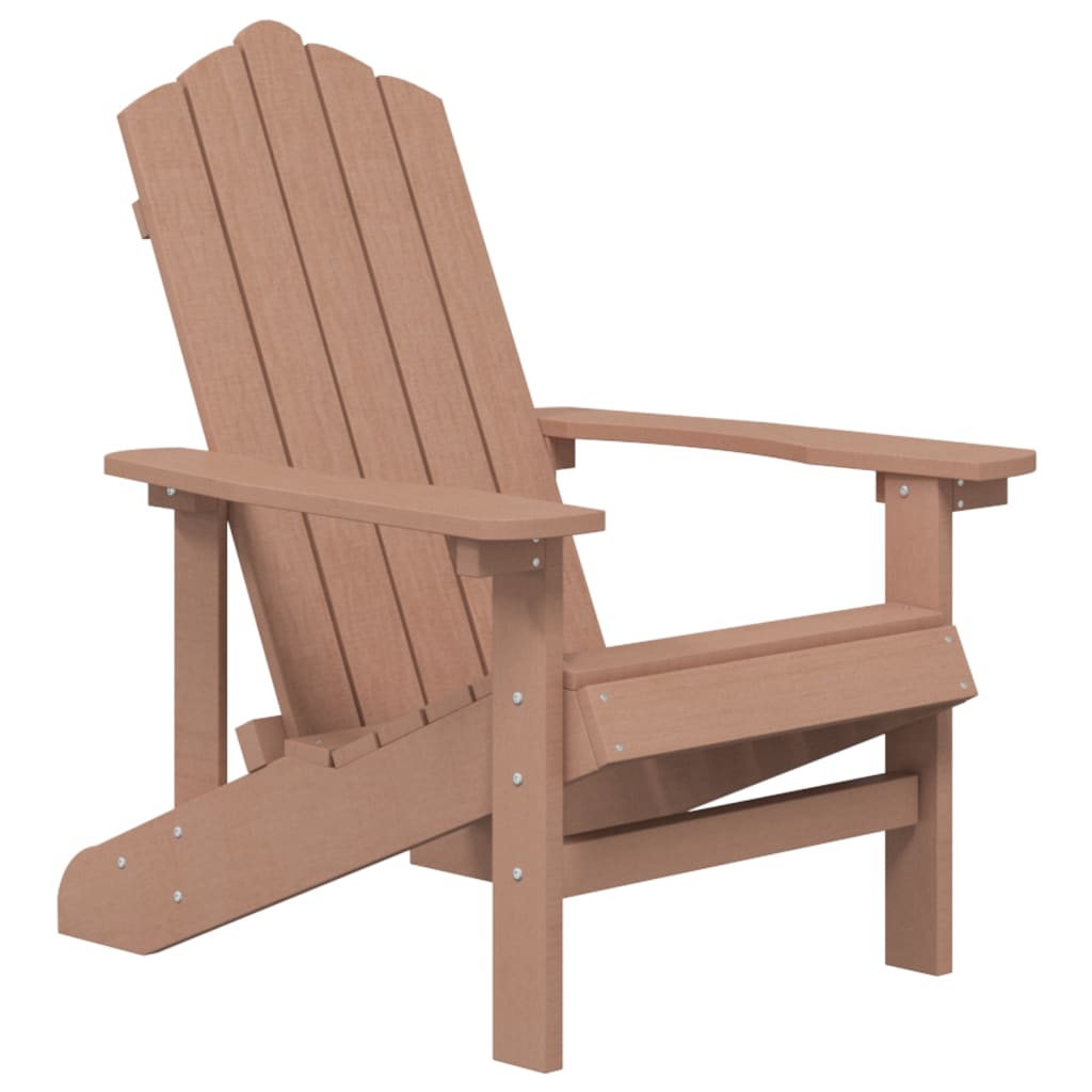 dārza krēsls, HDPE, brūns