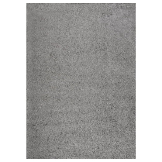 paklājs, Shaggy, pinkains, pelēks, 140x200 cm