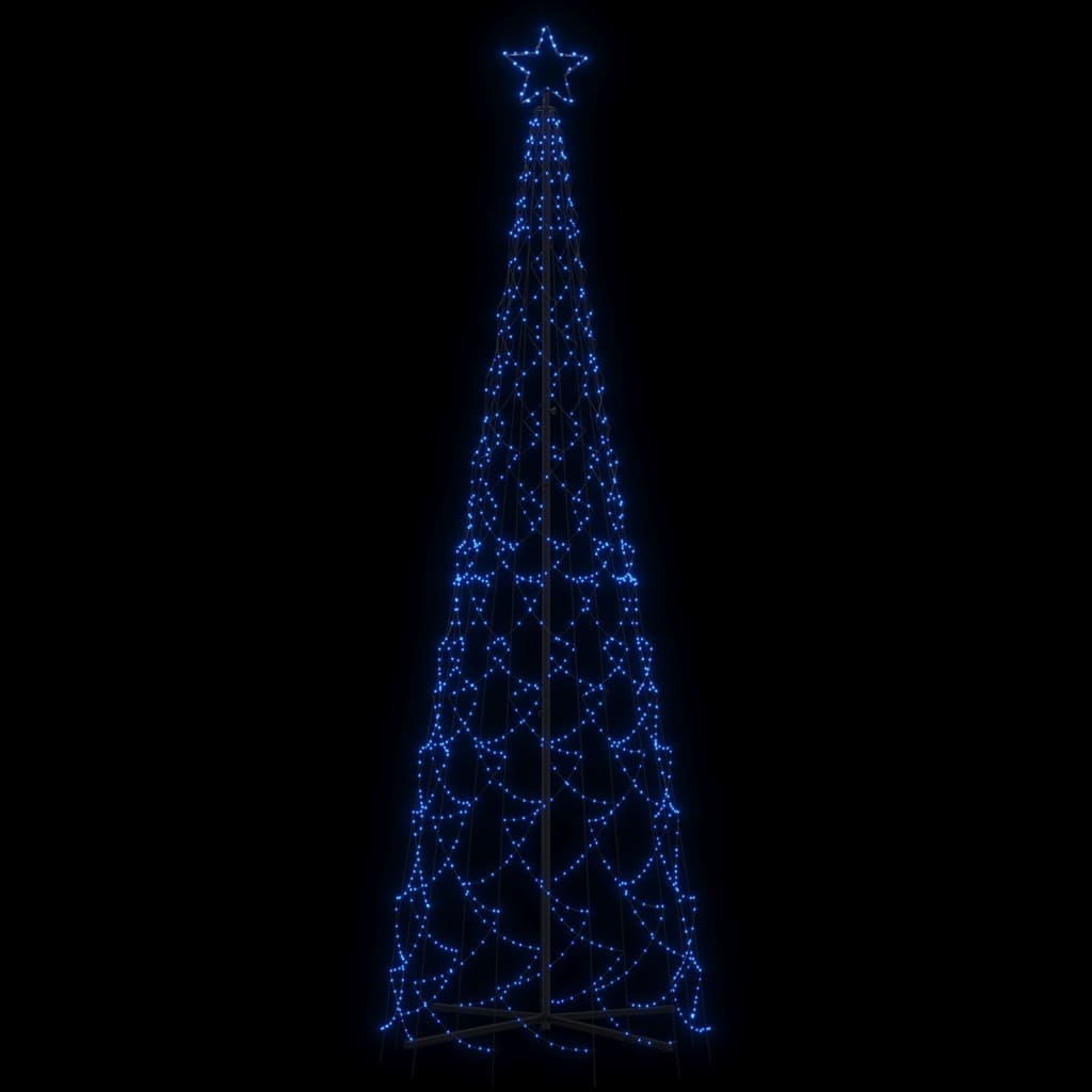 Ziemassvētku egle, 500 zilas LED lampiņas, 100x300 cm
