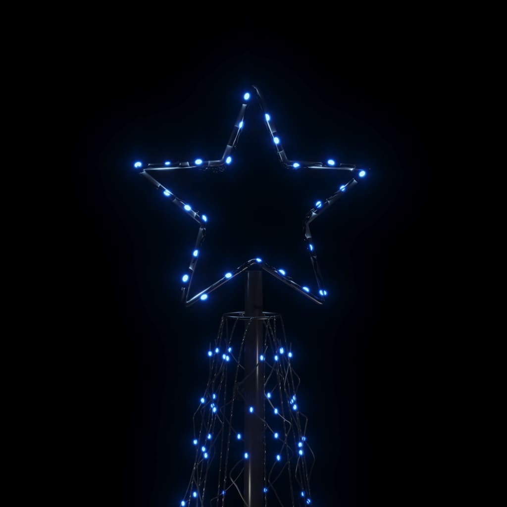 Ziemassvētku egle, 500 zilas LED lampiņas, 100x300 cm