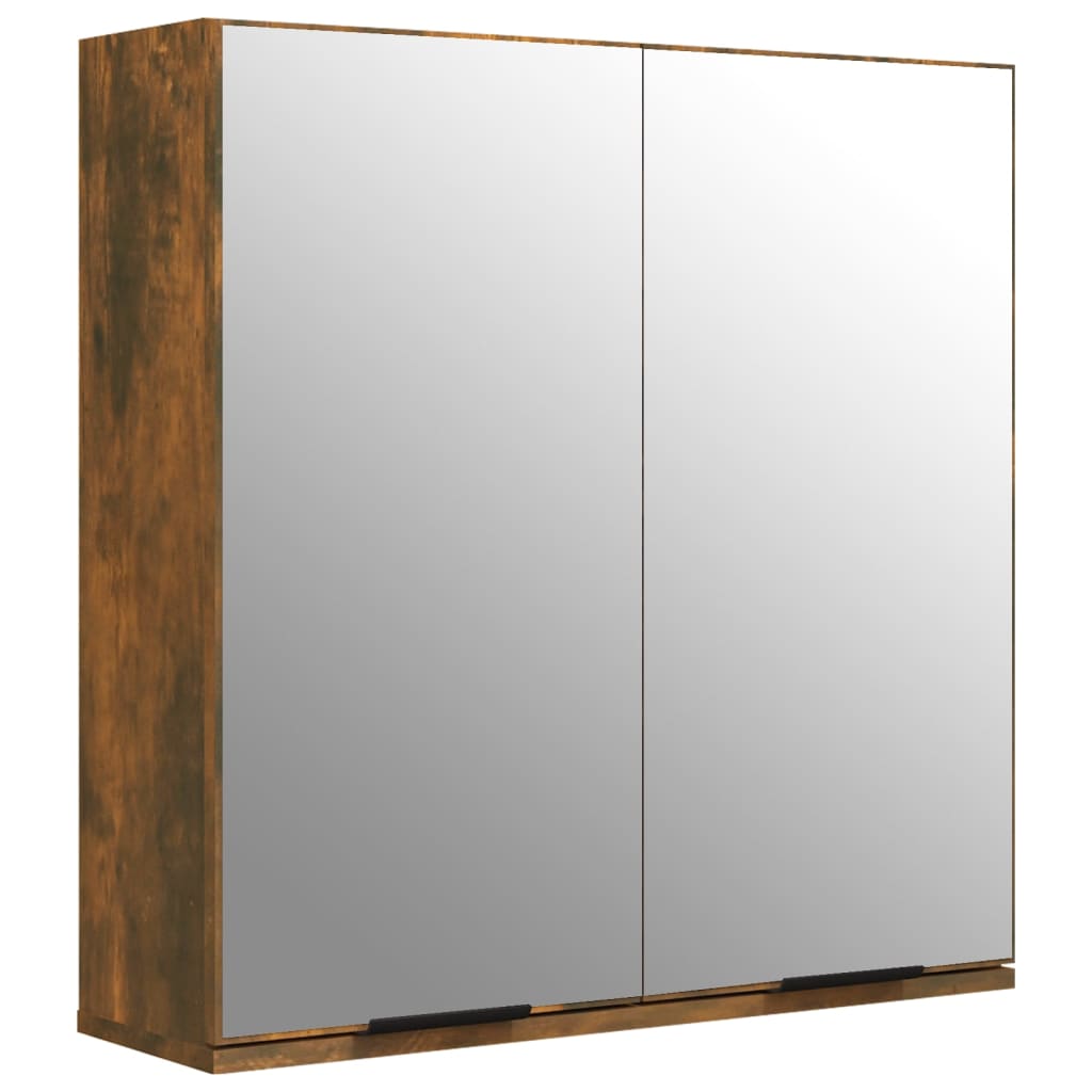 vannasistabas spoguļskapītis, ozolkoka krāsa, 64x20x67 cm