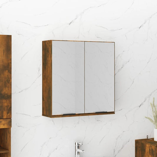 vannasistabas spoguļskapītis, ozolkoka krāsa, 64x20x67 cm