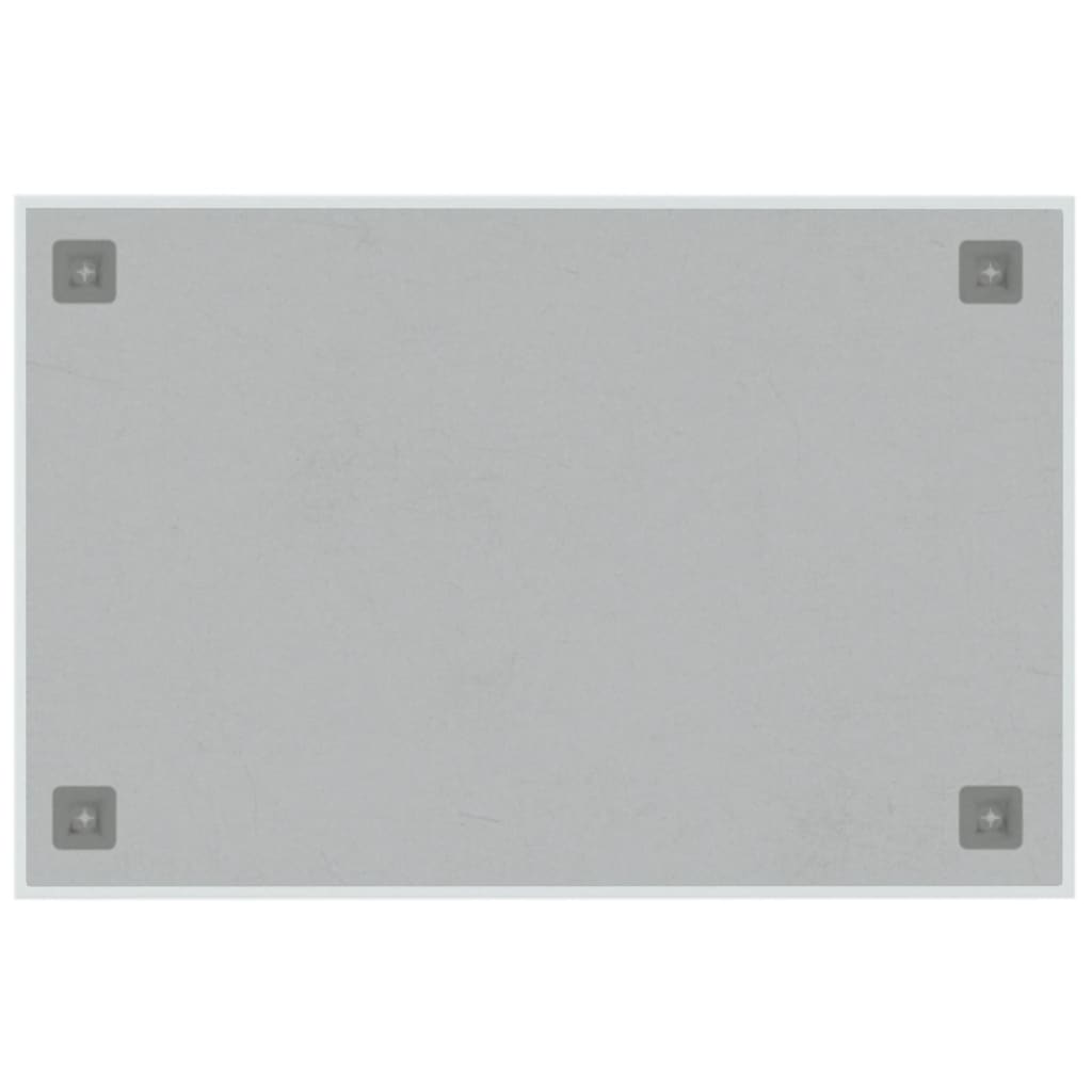 magnētiskā tāfele, stiprināma pie sienas, balta, 60x40 cm