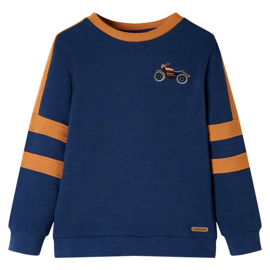 Bērnu džemperis, indigo zils, 128