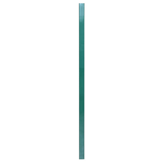 vidaXL žoga stabi, 20 gab., zaļi, 130 cm, cinkots tērauds
