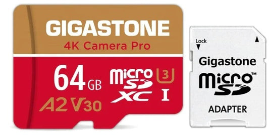 Micro SD Karte + Adapteris 64 GB Gigastone