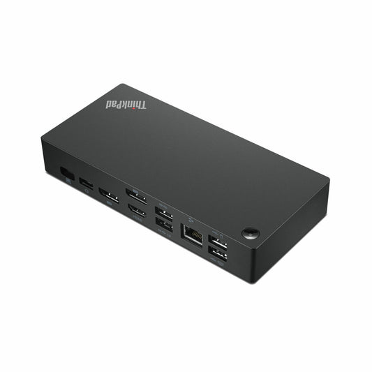 3-Port USB Hub Lenovo 40AY0090EU           Melns