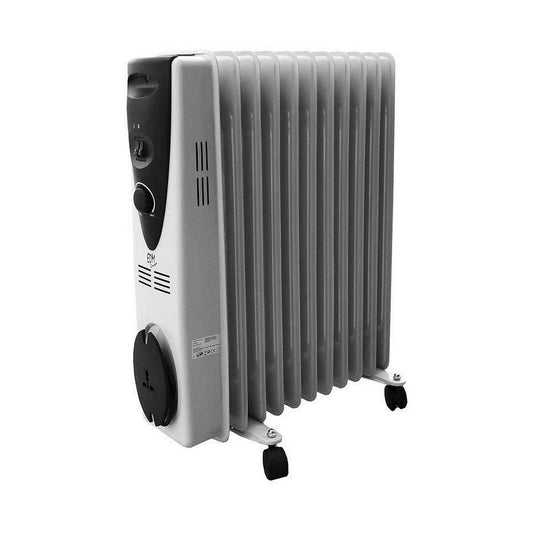 Eļļas radiators (11 kameras) EDM 07123 Balts 2500 W