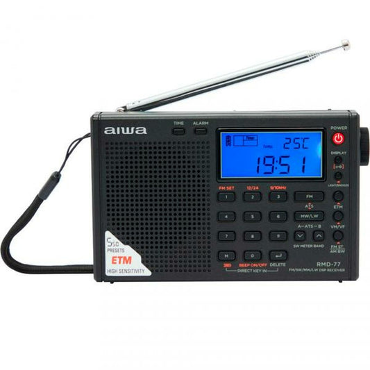 Radio aparāts Aiwa RMD77 Melns