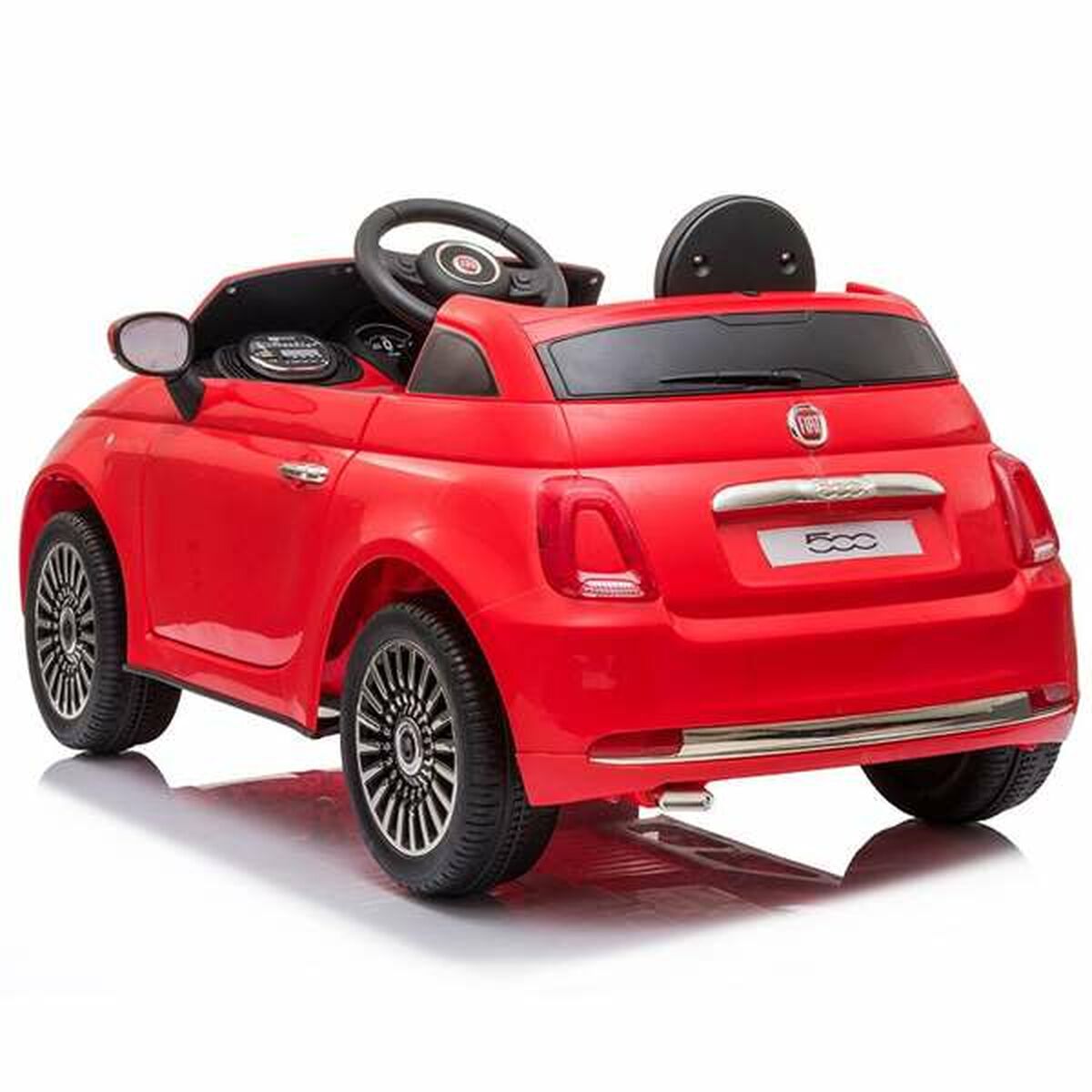 Bērnu elektriskā automašīna Fiat 500 113 x 67,5 x 53 cm MP3 Sarkans 30 W 6 V Ar pults kontroli