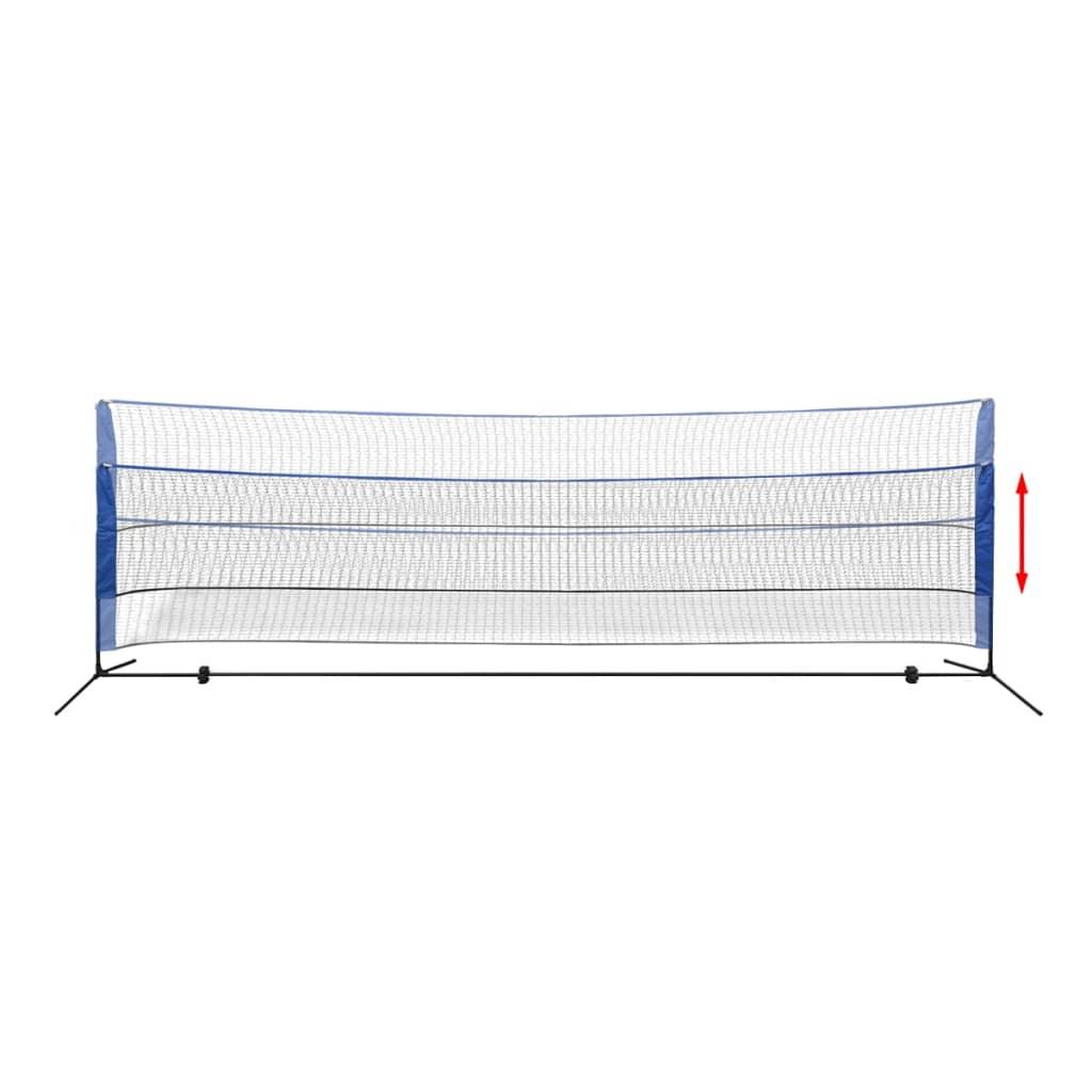 badmintona tīkls un badmintona volāniņi, 500x155 cm - amshop.lv