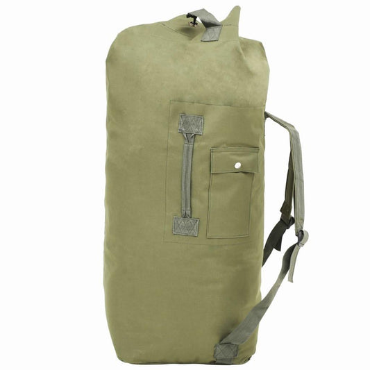 ceļojuma soma, armijas stils, 85 L, olīvu zaļa - amshop.lv
