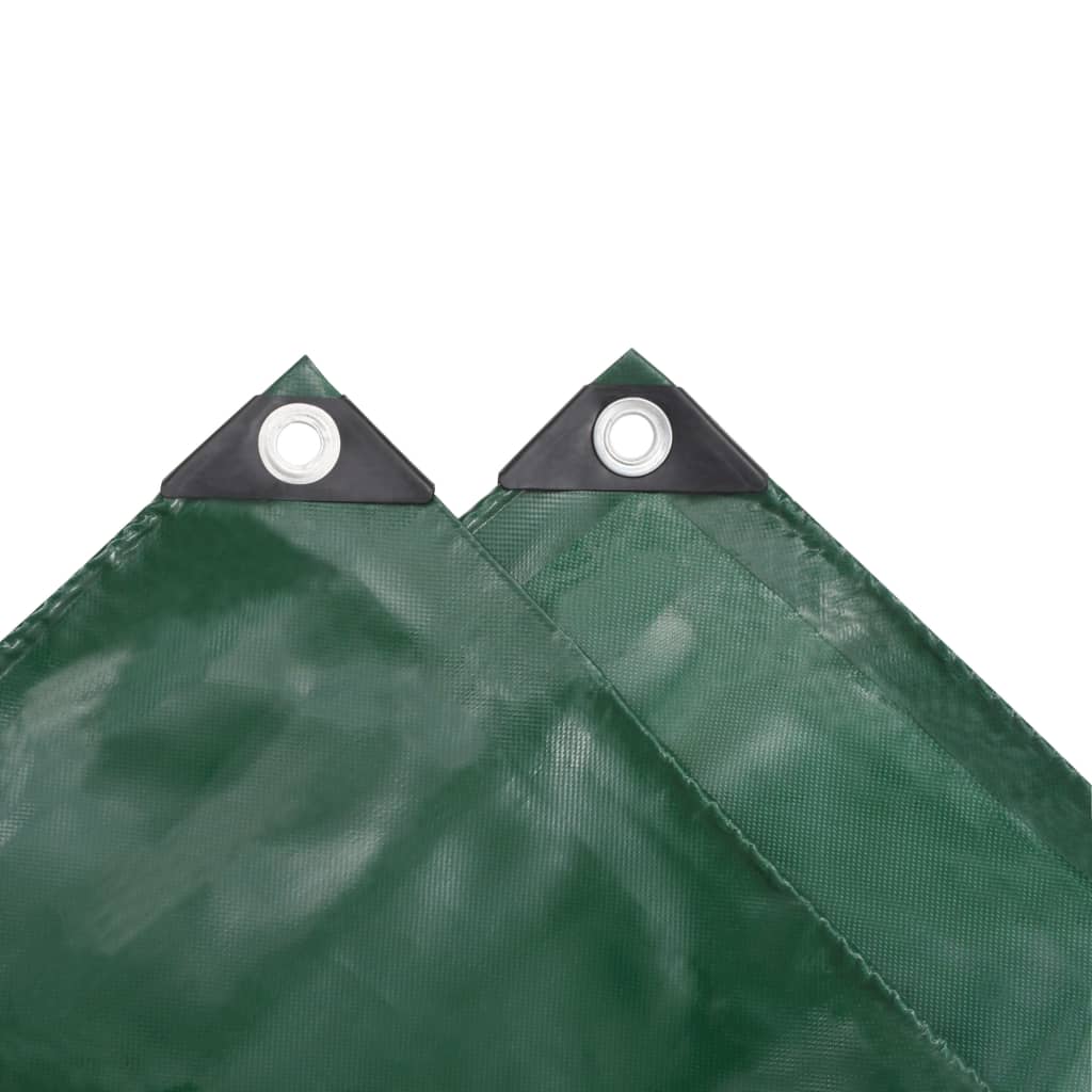 brezenta pārklājs, tents, 650 g/m², 3x4 m, zaļš