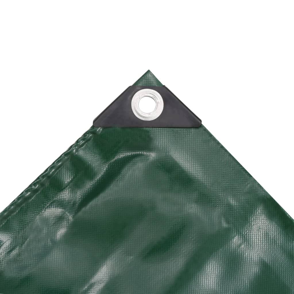 brezenta pārklājs, tents, 650 g/m², 4x5 m, zaļš