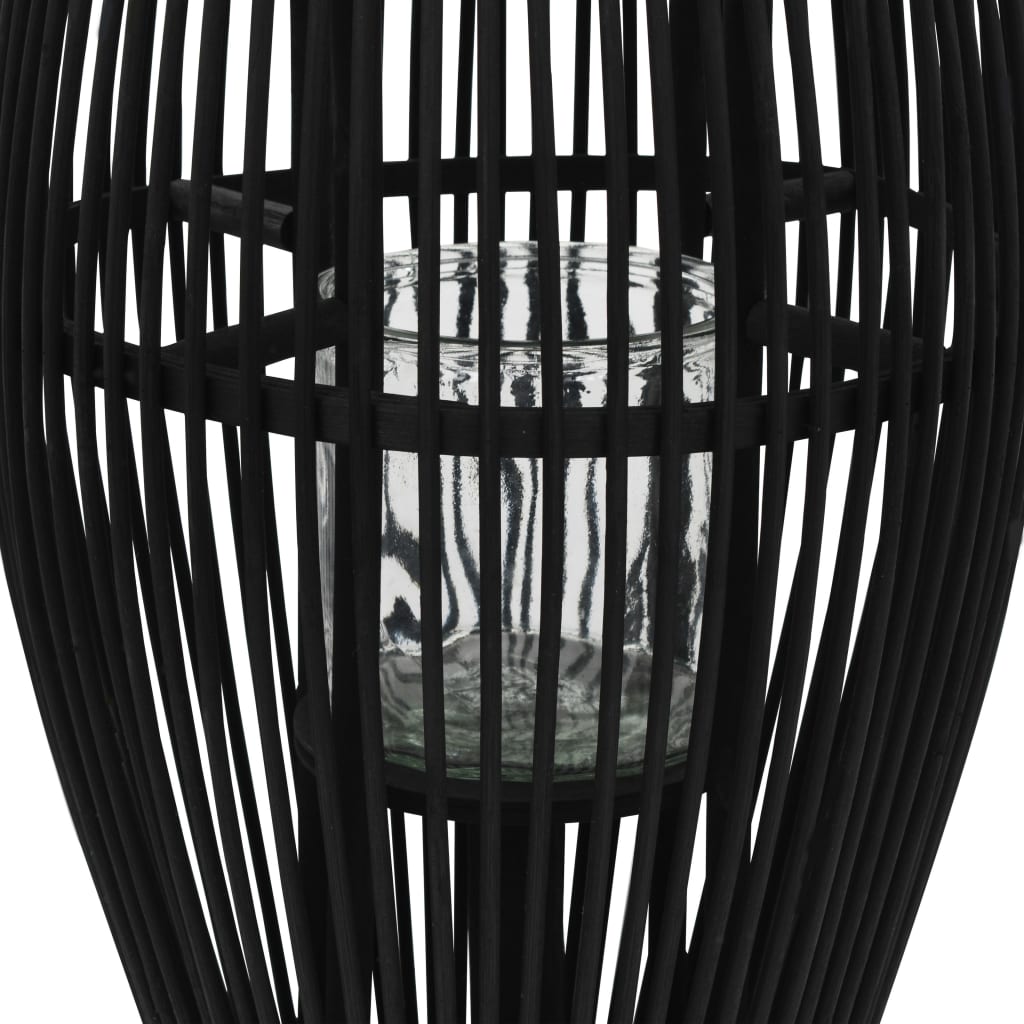 pakarināms svečturis, bambuss, melns, 95 cm