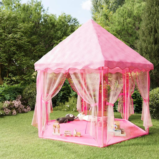 princešu spēļu telts, rozā - amshop.lv