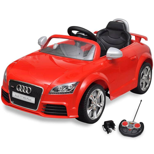 Audi TT RS Sēžamā Elektriskā Mašīna Bērniem, Tālvadības Pults, Sarkana - amshop.lv