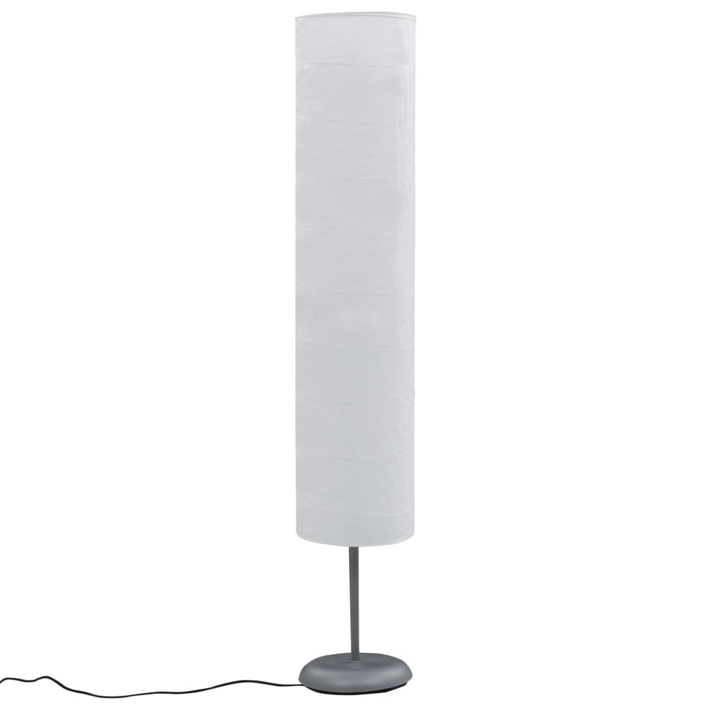 grīdas lampa ar statīvu, 121 cm, balta, E27