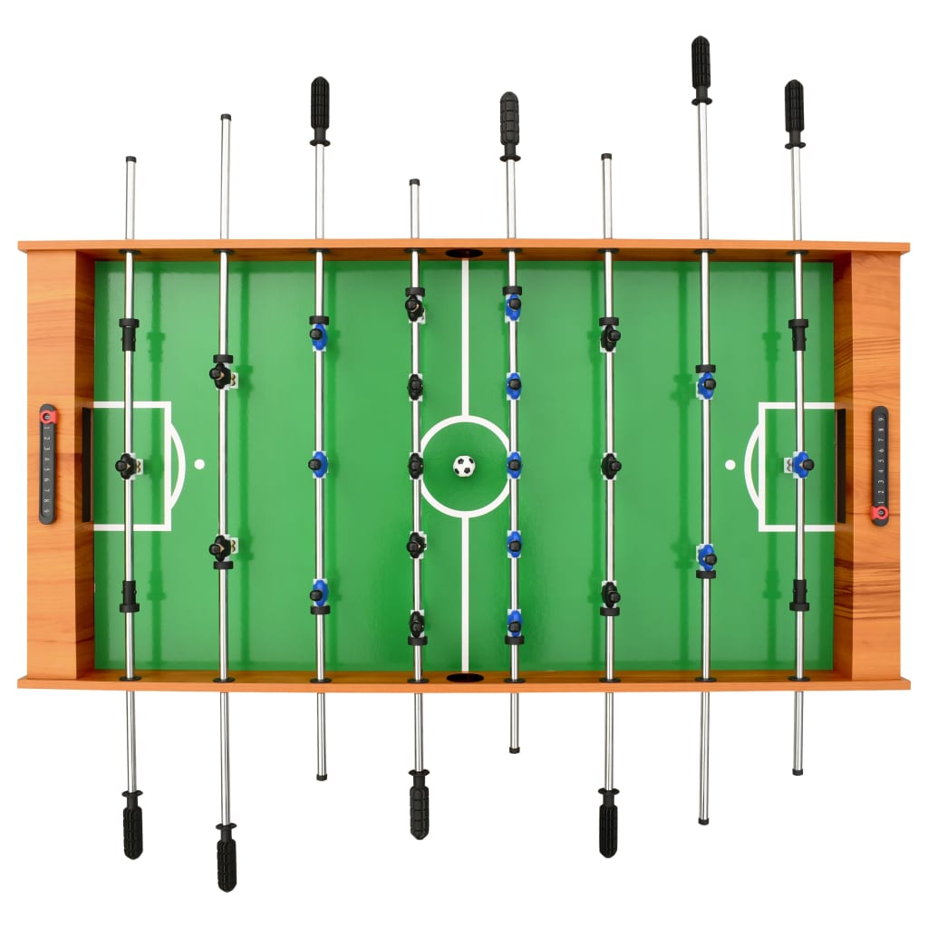 futbola galds, salokāms, 121x61x80 cm, gaiši brūns