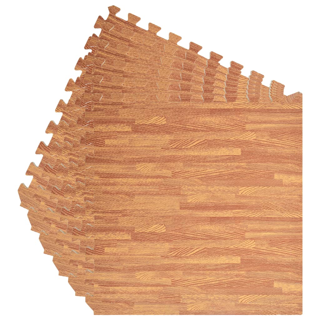 grīdas paklājiņi, 6 gab., 2,16 ㎡, EVA putas, koka tekstūra