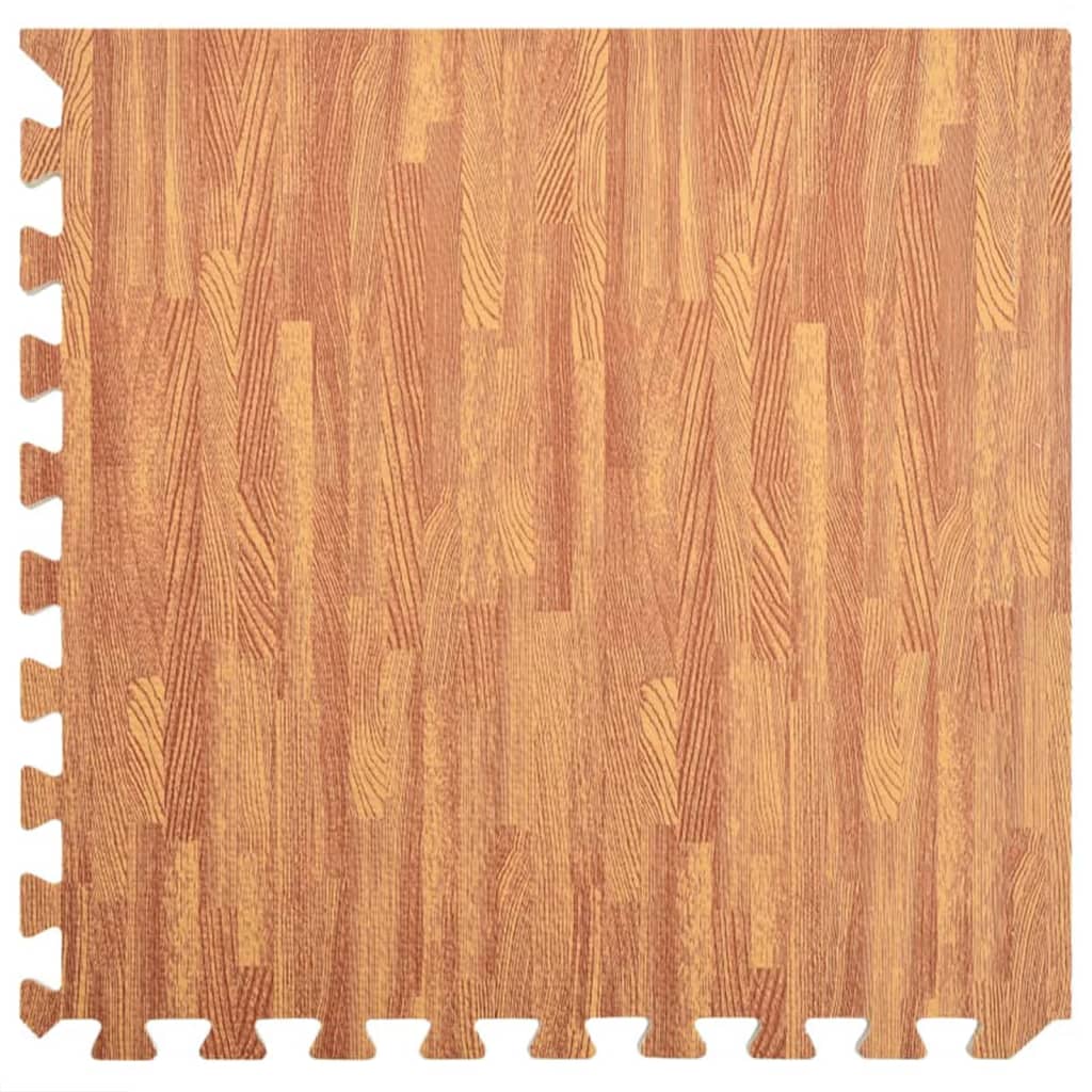 grīdas paklājiņi, 24 gab., 8,64 ㎡, EVA putas, koka tekstūra