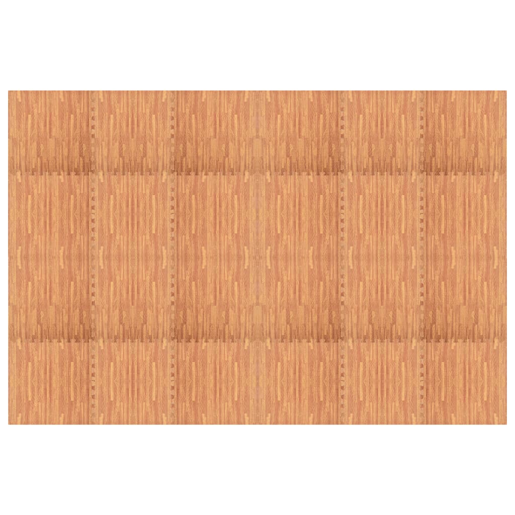 grīdas paklājiņi, 24 gab., 8,64 ㎡, EVA putas, koka tekstūra