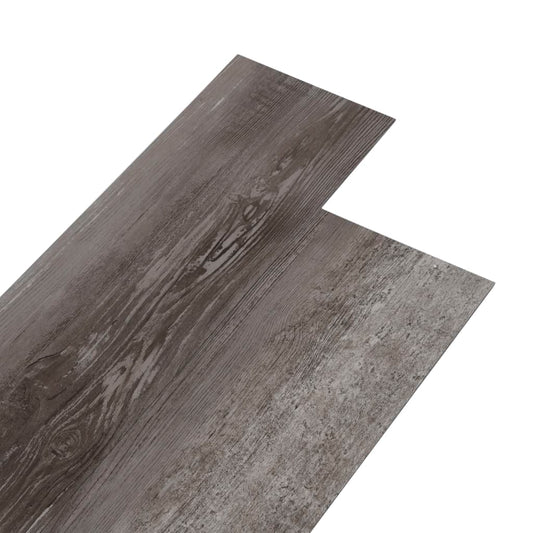 grīdas dēļi, pašlīmējoši, 4,46 m², 3 mm, svītraina koka PVC