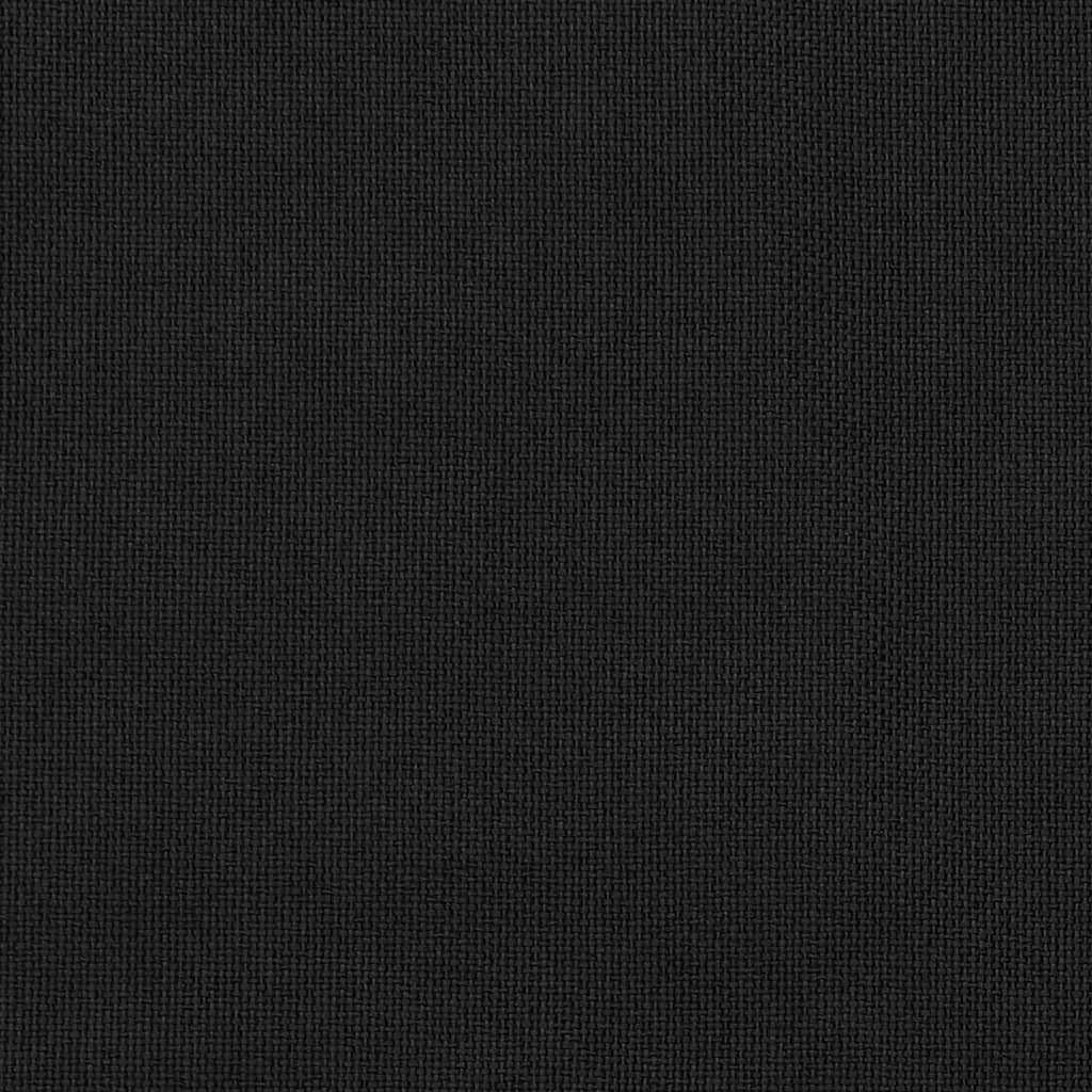 biezie aizkari, 2 gab., 140x245 cm, linveida, melni
