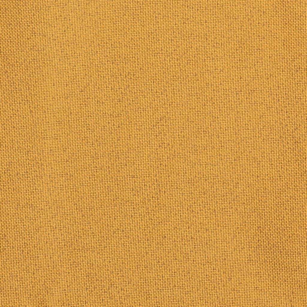 biezie aizkari, 2 gab., 140x175 cm, linveida, dzelteni