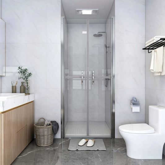 dušas durvis, 76x190 cm, ESG, caurspīdīgas
