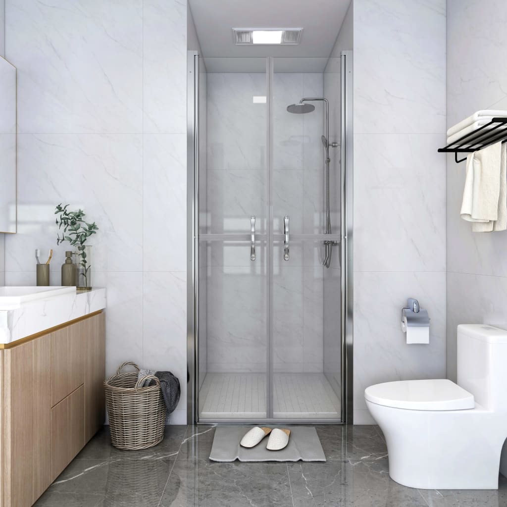 dušas durvis, 96x190 cm, ESG, caurspīdīgas