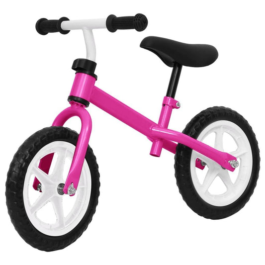 līdzsvara velosipēds, 12 collu riteņi, rozā - amshop.lv